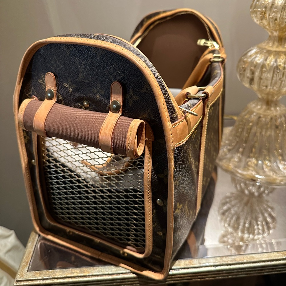 Louis Vuitton Dog Carrier